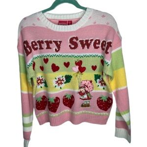 Strawberry Shortcake Berry Sweet Sweater NWT